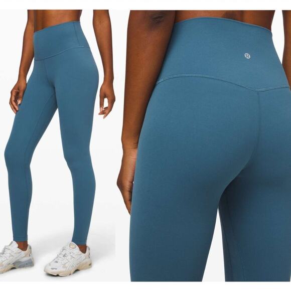 Lululemon Align 28" Leggings in Petrol Blue - Picture 1 of 6